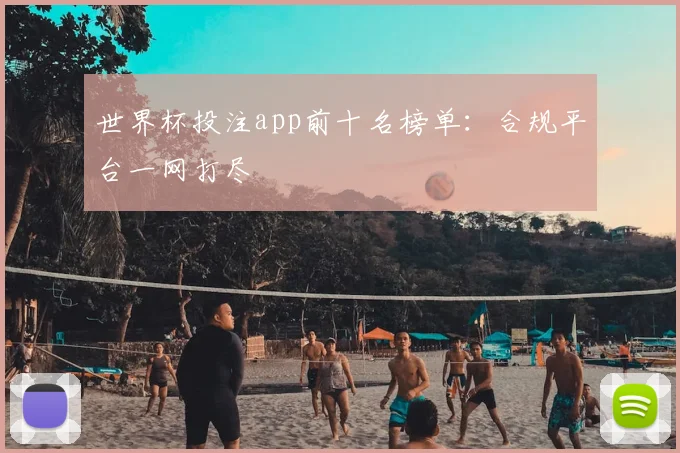 世界杯投注app前十名榜单：合规平台一网打尽